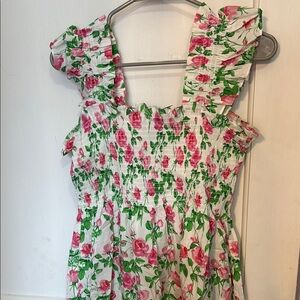 Hill House Nap Dress with Floral Pattern